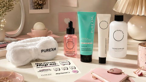 A Simple Sensitive-Skin Routine: PURE'AM's 4 Essentials