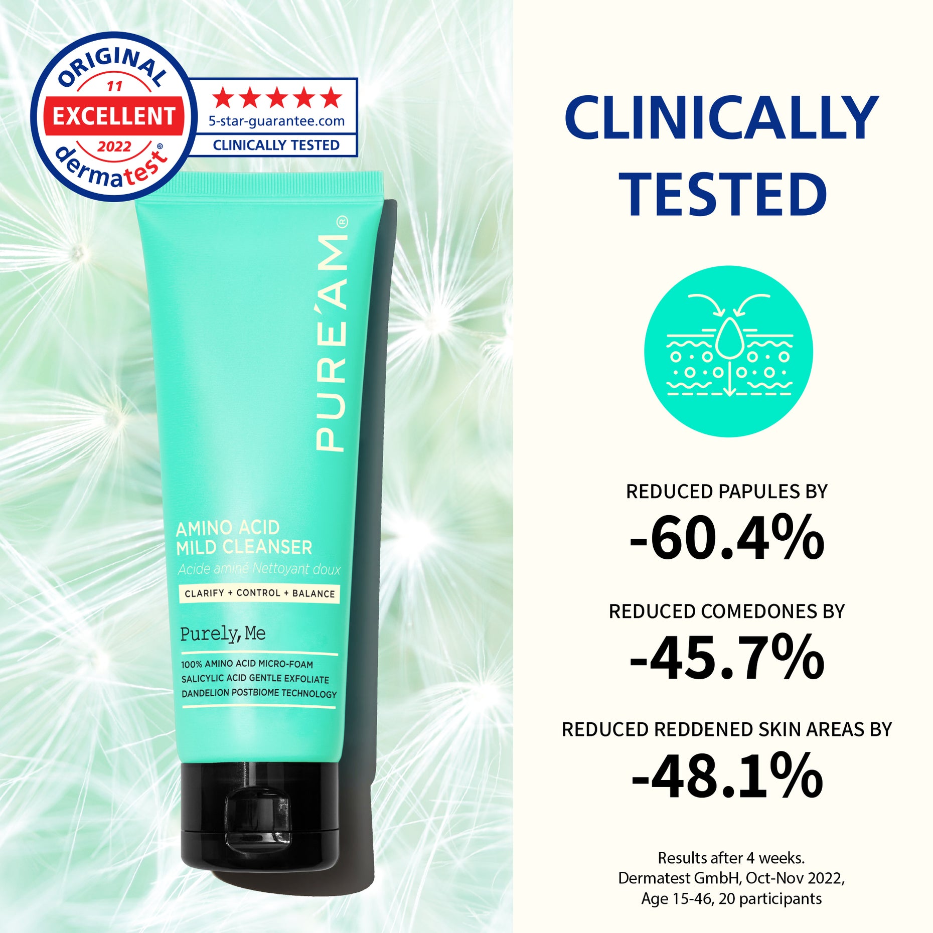 AMINO ACID MILD CLEANSER | PURE'AM